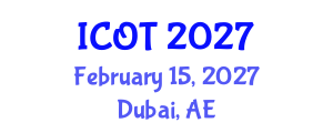 International Conference on Orthopedics and Traumatology (ICOT) February 15, 2027 - Dubai, United Arab Emirates International Conference on Orthopedics and Traumatology (ICOT) February 15, 2027 - Dubai, United Arab Emirates