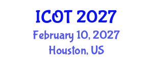 International Conference on Orthopedics and Traumatology (ICOT) February 10, 2027 - Houston, United States International Conference on Orthopedics and Traumatology (ICOT) February 10, 2027 - Houston, United States