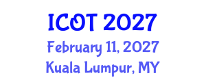 International Conference on Orthopedics and Traumatology (ICOT) February 11, 2027 - Kuala Lumpur, Malaysia International Conference on Orthopedics and Traumatology (ICOT) February 11, 2027 - Kuala Lumpur, Malaysia