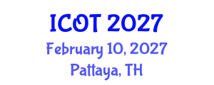 International Conference on Orthopedics and Traumatology (ICOT) February 10, 2027 - Pattaya, Thailand International Conference on Orthopedics and Traumatology (ICOT) February 10, 2027 - Pattaya, Thailand