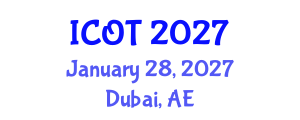 International Conference on Orthopedics and Traumatology (ICOT) January 28, 2027 - Dubai, United Arab Emirates International Conference on Orthopedics and Traumatology (ICOT) January 28, 2027 - Dubai, United Arab Emirates