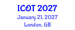 International Conference on Orthopedics and Traumatology (ICOT) January 21, 2027 - London, United Kingdom International Conference on Orthopedics and Traumatology (ICOT) January 21, 2027 - London, United Kingdom