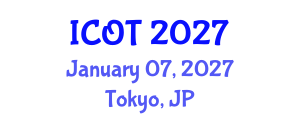 International Conference on Orthopedics and Traumatology (ICOT) January 07, 2027 - Tokyo, Japan International Conference on Orthopedics and Traumatology (ICOT) January 07, 2027 - Tokyo, Japan