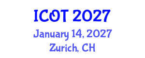 International Conference on Orthopedics and Traumatology (ICOT) January 14, 2027 - Zurich, Switzerland