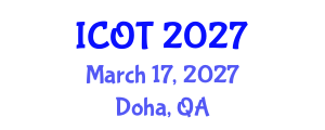 International Conference on Orthopedics and Traumatology (ICOT) March 17, 2027 - Doha, Qatar International Conference on Orthopedics and Traumatology (ICOT) March 17, 2027 - Doha, Qatar