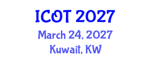 International Conference on Orthopedics and Traumatology (ICOT) March 24, 2027 - Kuwait, Kuwait International Conference on Orthopedics and Traumatology (ICOT) March 24, 2027 - Kuwait, Kuwait