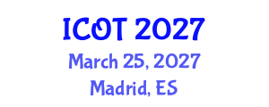 International Conference on Orthopedics and Traumatology (ICOT) March 25, 2027 - Madrid, Spain International Conference on Orthopedics and Traumatology (ICOT) March 25, 2027 - Madrid, Spain