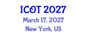 International Conference on Orthopedics and Traumatology (ICOT) March 17, 2027 - New York, United States International Conference on Orthopedics and Traumatology (ICOT) March 17, 2027 - New York, United States
