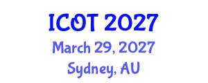 International Conference on Orthopedics and Traumatology (ICOT) March 29, 2027 - Sydney, Australia International Conference on Orthopedics and Traumatology (ICOT) March 29, 2027 - Sydney, Australia