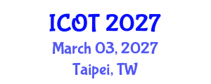 International Conference on Orthopedics and Traumatology (ICOT) March 03, 2027 - Taipei, Taiwan International Conference on Orthopedics and Traumatology (ICOT) March 03, 2027 - Taipei, Taiwan