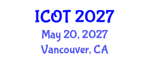 International Conference on Orthopedics and Traumatology (ICOT) May 20, 2027 - Vancouver, Canada International Conference on Orthopedics and Traumatology (ICOT) May 20, 2027 - Vancouver, Canada