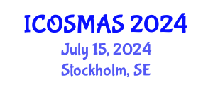 International Conference on Orthopedics, Sports Medicine and Arthroscopic Surgery (ICOSMAS) July 15, 2024 - Stockholm, Sweden