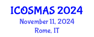 International Conference on Orthopedics, Sports Medicine and Arthroscopic Surgery (ICOSMAS) November 11, 2024 - Rome, Italy