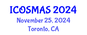 International Conference on Orthopedics, Sports Medicine and Arthroscopic Surgery (ICOSMAS) November 25, 2024 - Toronto, Canada
