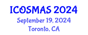 International Conference on Orthopedics, Sports Medicine and Arthroscopic Surgery (ICOSMAS) September 19, 2024 - Toronto, Canada