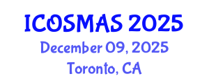 International Conference on Orthopedics, Sports Medicine and Arthroscopic Surgery (ICOSMAS) December 09, 2025 - Toronto, Canada