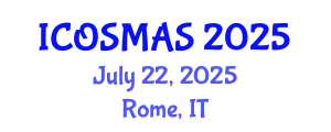 International Conference on Orthopedics, Sports Medicine and Arthroscopic Surgery (ICOSMAS) July 22, 2025 - Rome, Italy