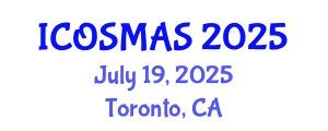 International Conference on Orthopedics, Sports Medicine and Arthroscopic Surgery (ICOSMAS) July 19, 2025 - Toronto, Canada