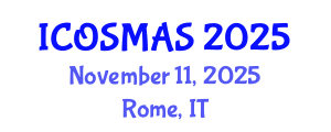 International Conference on Orthopedics, Sports Medicine and Arthroscopic Surgery (ICOSMAS) November 11, 2025 - Rome, Italy