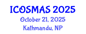International Conference on Orthopedics, Sports Medicine and Arthroscopic Surgery (ICOSMAS) October 21, 2025 - Kathmandu, Nepal