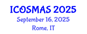 International Conference on Orthopedics, Sports Medicine and Arthroscopic Surgery (ICOSMAS) September 16, 2025 - Rome, Italy