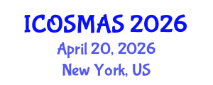 International Conference on Orthopedics, Sports Medicine and Arthroscopic Surgery (ICOSMAS) April 20, 2026 - New York, United States International Conference on Orthopedics, Sports Medicine and Arthroscopic Surgery (ICOSMAS) April 20, 2026 - New York, United States