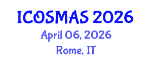 International Conference on Orthopedics, Sports Medicine and Arthroscopic Surgery (ICOSMAS) April 06, 2026 - Rome, Italy International Conference on Orthopedics, Sports Medicine and Arthroscopic Surgery (ICOSMAS) April 06, 2026 - Rome, Italy