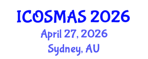 International Conference on Orthopedics, Sports Medicine and Arthroscopic Surgery (ICOSMAS) April 27, 2026 - Sydney, Australia International Conference on Orthopedics, Sports Medicine and Arthroscopic Surgery (ICOSMAS) April 27, 2026 - Sydney, Australia