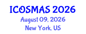 International Conference on Orthopedics, Sports Medicine and Arthroscopic Surgery (ICOSMAS) August 09, 2026 - New York, United States International Conference on Orthopedics, Sports Medicine and Arthroscopic Surgery (ICOSMAS) August 09, 2026 - New York, United States