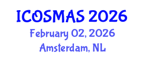 International Conference on Orthopedics, Sports Medicine and Arthroscopic Surgery (ICOSMAS) February 02, 2026 - Amsterdam, Netherlands International Conference on Orthopedics, Sports Medicine and Arthroscopic Surgery (ICOSMAS) February 02, 2026 - Amsterdam, Netherlands