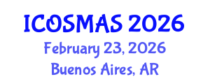 International Conference on Orthopedics, Sports Medicine and Arthroscopic Surgery (ICOSMAS) February 23, 2026 - Buenos Aires, Argentina International Conference on Orthopedics, Sports Medicine and Arthroscopic Surgery (ICOSMAS) February 23, 2026 - Buenos Aires, Argentina