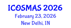 International Conference on Orthopedics, Sports Medicine and Arthroscopic Surgery (ICOSMAS) February 23, 2026 - New Delhi, India International Conference on Orthopedics, Sports Medicine and Arthroscopic Surgery (ICOSMAS) February 23, 2026 - New Delhi, India