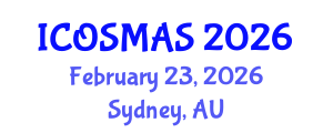 International Conference on Orthopedics, Sports Medicine and Arthroscopic Surgery (ICOSMAS) February 23, 2026 - Sydney, Australia International Conference on Orthopedics, Sports Medicine and Arthroscopic Surgery (ICOSMAS) February 23, 2026 - Sydney, Australia