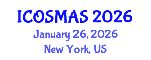 International Conference on Orthopedics, Sports Medicine and Arthroscopic Surgery (ICOSMAS) January 26, 2026 - New York, United States International Conference on Orthopedics, Sports Medicine and Arthroscopic Surgery (ICOSMAS) January 26, 2026 - New York, United States