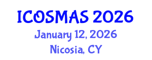 International Conference on Orthopedics, Sports Medicine and Arthroscopic Surgery (ICOSMAS) January 12, 2026 - Nicosia, Cyprus International Conference on Orthopedics, Sports Medicine and Arthroscopic Surgery (ICOSMAS) January 12, 2026 - Nicosia, Cyprus