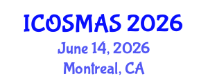 International Conference on Orthopedics, Sports Medicine and Arthroscopic Surgery (ICOSMAS) June 14, 2026 - Montreal, Canada