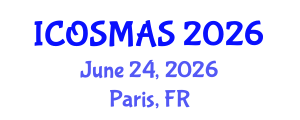 International Conference on Orthopedics, Sports Medicine and Arthroscopic Surgery (ICOSMAS) June 24, 2026 - Paris, France