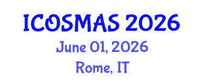 International Conference on Orthopedics, Sports Medicine and Arthroscopic Surgery (ICOSMAS) June 01, 2026 - Rome, Italy International Conference on Orthopedics, Sports Medicine and Arthroscopic Surgery (ICOSMAS) June 01, 2026 - Rome, Italy