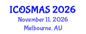 International Conference on Orthopedics, Sports Medicine and Arthroscopic Surgery (ICOSMAS) November 11, 2026 - Melbourne, Australia International Conference on Orthopedics, Sports Medicine and Arthroscopic Surgery (ICOSMAS) November 11, 2026 - Melbourne, Australia