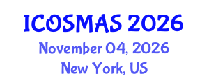 International Conference on Orthopedics, Sports Medicine and Arthroscopic Surgery (ICOSMAS) November 04, 2026 - New York, United States International Conference on Orthopedics, Sports Medicine and Arthroscopic Surgery (ICOSMAS) November 04, 2026 - New York, United States