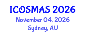 International Conference on Orthopedics, Sports Medicine and Arthroscopic Surgery (ICOSMAS) November 04, 2026 - Sydney, Australia International Conference on Orthopedics, Sports Medicine and Arthroscopic Surgery (ICOSMAS) November 04, 2026 - Sydney, Australia