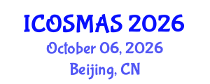 International Conference on Orthopedics, Sports Medicine and Arthroscopic Surgery (ICOSMAS) October 06, 2026 - Beijing, China International Conference on Orthopedics, Sports Medicine and Arthroscopic Surgery (ICOSMAS) October 06, 2026 - Beijing, China