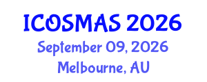 International Conference on Orthopedics, Sports Medicine and Arthroscopic Surgery (ICOSMAS) September 09, 2026 - Melbourne, Australia International Conference on Orthopedics, Sports Medicine and Arthroscopic Surgery (ICOSMAS) September 09, 2026 - Melbourne, Australia