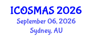 International Conference on Orthopedics, Sports Medicine and Arthroscopic Surgery (ICOSMAS) September 06, 2026 - Sydney, Australia International Conference on Orthopedics, Sports Medicine and Arthroscopic Surgery (ICOSMAS) September 06, 2026 - Sydney, Australia