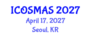 International Conference on Orthopedics, Sports Medicine and Arthroscopic Surgery (ICOSMAS) April 17, 2027 - Seoul, Republic of Korea International Conference on Orthopedics, Sports Medicine and Arthroscopic Surgery (ICOSMAS) April 17, 2027 - Seoul, Republic of Korea