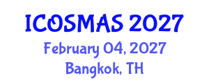 International Conference on Orthopedics, Sports Medicine and Arthroscopic Surgery (ICOSMAS) February 04, 2027 - Bangkok, Thailand International Conference on Orthopedics, Sports Medicine and Arthroscopic Surgery (ICOSMAS) February 04, 2027 - Bangkok, Thailand