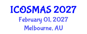 International Conference on Orthopedics, Sports Medicine and Arthroscopic Surgery (ICOSMAS) February 01, 2027 - Melbourne, Australia International Conference on Orthopedics, Sports Medicine and Arthroscopic Surgery (ICOSMAS) February 01, 2027 - Melbourne, Australia