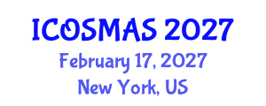 International Conference on Orthopedics, Sports Medicine and Arthroscopic Surgery (ICOSMAS) February 17, 2027 - New York, United States International Conference on Orthopedics, Sports Medicine and Arthroscopic Surgery (ICOSMAS) February 17, 2027 - New York, United States