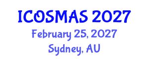 International Conference on Orthopedics, Sports Medicine and Arthroscopic Surgery (ICOSMAS) February 25, 2027 - Sydney, Australia International Conference on Orthopedics, Sports Medicine and Arthroscopic Surgery (ICOSMAS) February 25, 2027 - Sydney, Australia