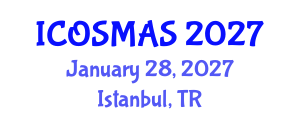International Conference on Orthopedics, Sports Medicine and Arthroscopic Surgery (ICOSMAS) January 28, 2027 - Istanbul, Turkey International Conference on Orthopedics, Sports Medicine and Arthroscopic Surgery (ICOSMAS) January 28, 2027 - Istanbul, Turkey